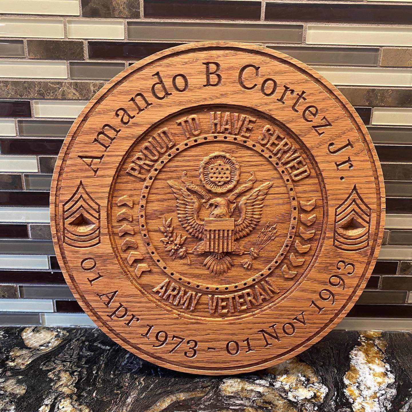 Service Member Plaque